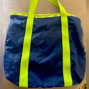 Lesportsac Zip Top Tote solid color